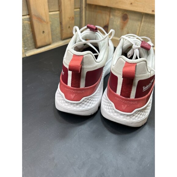 Timberland PRO Womens Composite Safety Toe Shoes White & Red Anti-Fatigue Size 9 - Picture 4 of 9